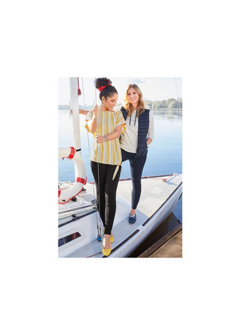 Комбінована блузка з декоративною зав для жінки lenzing ecovero 318347 34(xs) різнобарвний Esmara