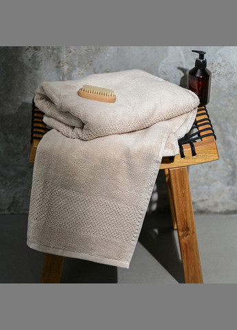 Рушник MY HOME «БРИЗ» 50х90 см Бавовна Бежевий (BT-02 M BEIGE) МВМ бежевий