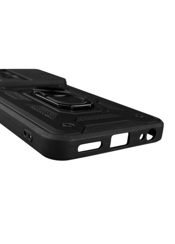 Чехол для Hot 40i (X6528B) бронированный с кольцом со шторкой на инфиникс хот 40ай чёрный rg1 Infinix (366235225)