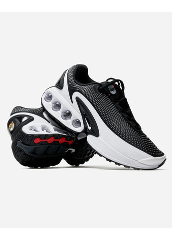 КРОССОВКИ ЖЕНСКИЕ NIKE AIR MAX DN BLACK WHITE V2 НАЙК АИР МАКС ДН No Brand чёрные демисезоны (367171324)