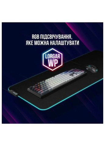 Клавиатура (LRG-GK514W-UA) LORGAR Azar 514 RGB USB UA White (358066476)