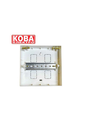 Корпус модульний Зовнішній 8 модулів IP40 пластик КМП-8 Н КОВА-ЕЛЕКТРО (365736333)