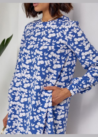 Комбінована сукня 14511 мультиколор ISSA PLUS однотонна