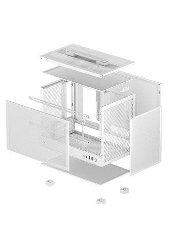 Корпус CH160 Mesh White (R-CH160-WHNMI0-G-1) без БЖ DeepCool (360398881)