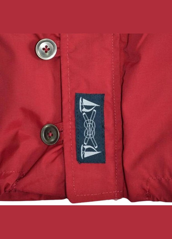 Красная демисезонная ветровка Quadri foglio