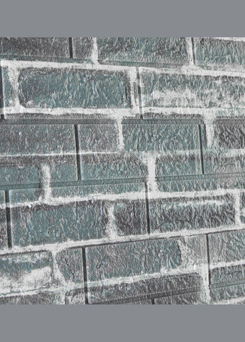 Самоклейка декоративна 3D панель під сіру катеринославську цеглу 700x770x3мм (42-3) 3D Loft (302236038)