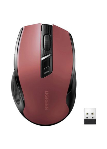 Мишка (25752) Ugreen MU006 Ergonomic Wireless Red/Black (366814481)