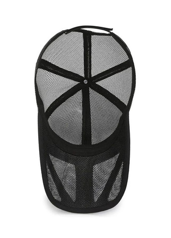 Летняя бейсболка мужская унисекс светло-серая, сетчатая дышащая кепка из полиэстера, регулируемый размер, защита от солнца No Brand (365280073)