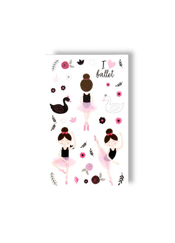 Набір тимчасових тату "Балерина " Tattooshka (304773687)