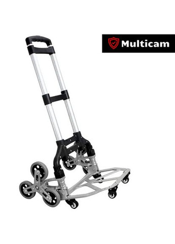 Ручная алюминиевая тележка Boxer грузовая до 70 кг, транспортная, кравчучка, складная с телескопической ручкой Multicam (322578643)