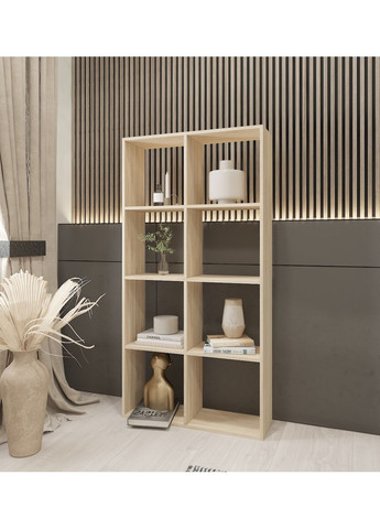 Стелаж для дому, поличка для книг і іграшок, роздільник кімнати на 8 осередків, глибина 230 мм GP-17 No Brand (371910820)