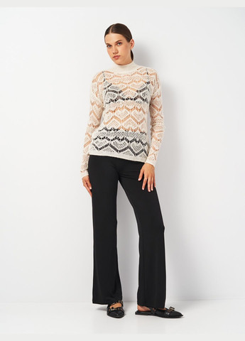 Молочний демісезонний светр шерсть бленд H&M