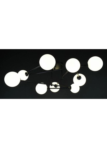 Люстра потолочная на 9 лампочек 27925 Черный 25х90х90 см. Sunnysky (324396732)