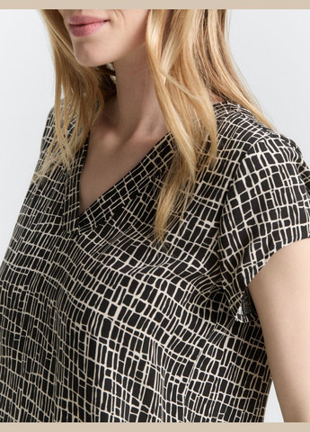 Чёрная блуза Tom Tailor