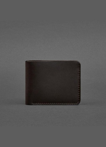 Шкіряне портмоне 4.4 (з затискачем) темно-коричневе краст (A-028060) BlankNote (328444774)