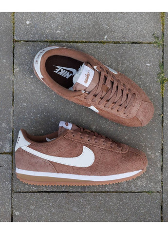 Стильні жіночі кросівки No Brand коричневі демісезони (372384781)