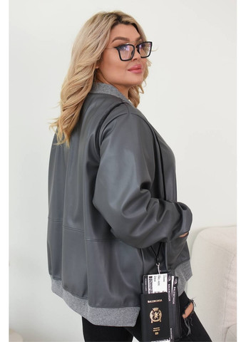 Серая демисезонная куртка, цвет серый Fashion