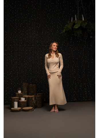 Бежевий поло "крапля" Merge