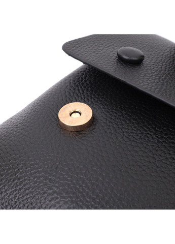 Люксовая сумка для женщин с короткой ручкой из натуральной кожи 22670 Черная Vintage (297993097)