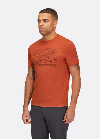 Футболка мужская Mantle Outline Tee, Army, Rab (334669808)