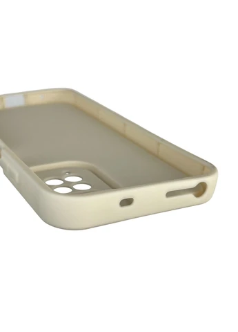 Чехол силиконовый Soft Touch с 3D принтом женским для Redmi Note 11 молочный (Полная защита камеры) Xiaomi (373670985)