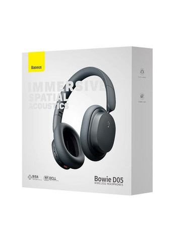 Навушники Bowie D05 Wireless Headphones до 70 годин темносірі Baseus (280876967)
