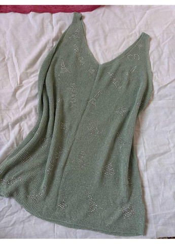 Майка женская с блестками черного цвета No Brand — 366890448