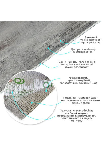 Самоклеюча вініловая плитка в рулоні 600х3000х2мм Глянсова SW-00002061 Sticker Wall (370441113)