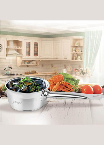 Ківш кухонний нержавійка 16 см, 1.25 л (MR-3502-16S) Maestro (334713013)