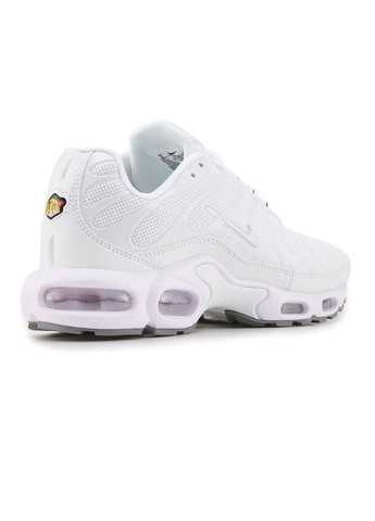 Белые демисезонные кроссовки мужские nike air max tn plus white найк аир макс тн плюс No Brand