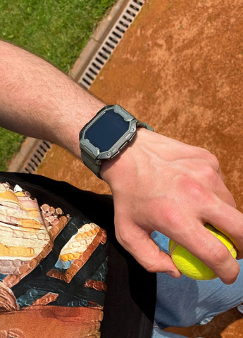 Мужские умные часы зелёные Modfit Warrior (348359919)