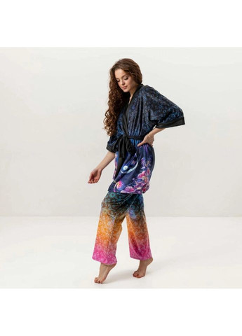 Комбінована всесезон комплект жіночий з плюшевого велюру штани та халат аліса в країні чудес 3438_s 16035 s FlexDress