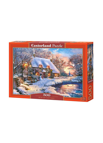 Пазл для детей "Зимний коттедж" (B53278) Castorland (293484385)
