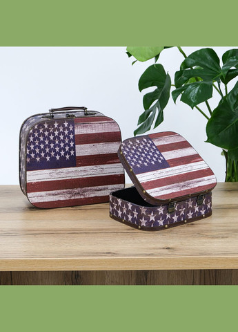 Валіза набір з 2-х - Прапор США (SH31193-302) Гранд Презент (322190863)