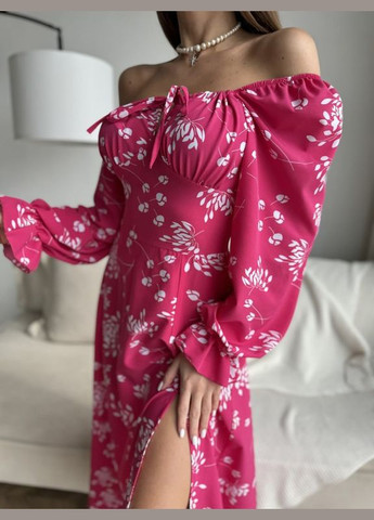 Малинова повсякденний жіночі сукні sa-510 ISSA PLUS