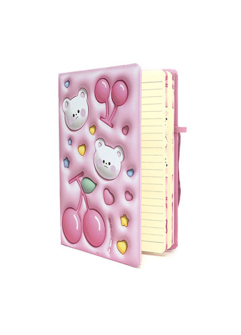 Блокнот на резинке с твердой обложкой цвет разноцветный CB-00253396 Malevaro (319121843)