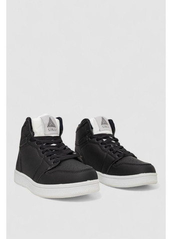 Кросівки жіночі зимові на хутрі,, 248RH1030 No Brand чорно-білі (368704364)