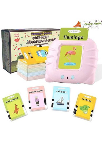 Говорячі навчальні картки англійською мовою для дітей 2–8 років | Інтерактивна Монтессорі іграшка з озвученням 224 слів | China (354827628)