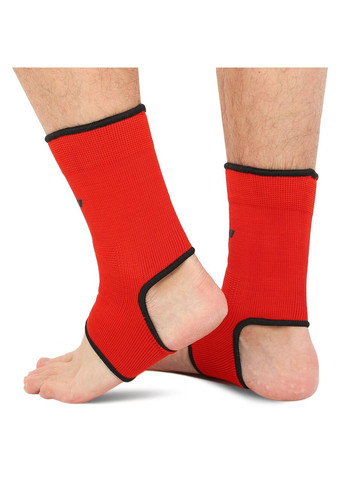 Бандаж для голеностопного сустава эластичный (2шт) CO-8888 (CO-8888_Красный_M) Hard Touch (361434003)