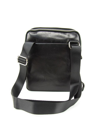 Чоловіча сумка через плече месенджер у гладкій шкірі на дві блискавки RoyalBag S-TV-4130C (301510997)