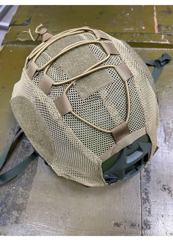 Кавер (чехол) на баллистический шлем типа Fast сетка Оливковый YKK (332636056)