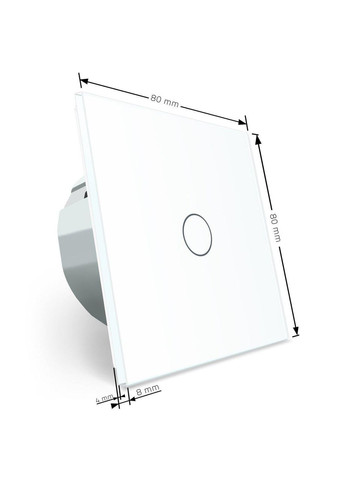 Сенсорный диммер 1 сенсор стекло (VL-C701D-11) Livolo (370972070)