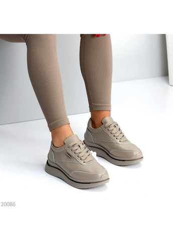 279 Кросовки Кожаные Бежевые KDSL бежевые демисезоны (316354796)