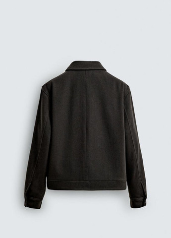 Коричневая демисезонная куртка Zara