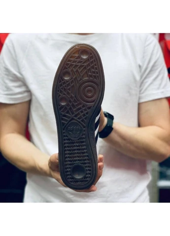 Чорні літні кросівки adidas spezial handball dark blue адідас спеціал No Brand