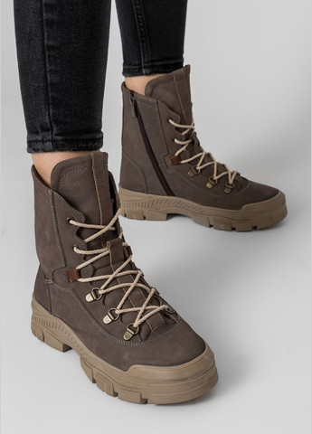 Зимние ботинки (510цzа) Voyager из натурального нубука