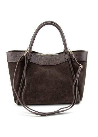 Сумка класична жіноча на плече з натуральної замші та шкіри флотар повсякденна Italy RoyalBag F-IT-7668T (362948016)