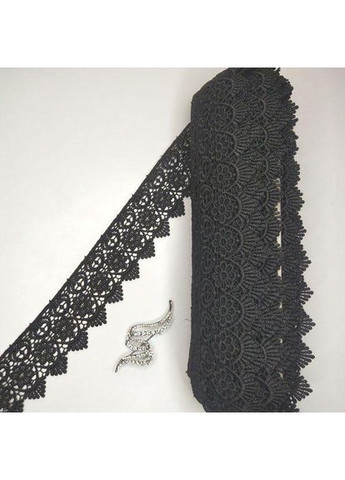 (1 метр) Кружево макраме 5.5 см цвет - черный (27м-xr12441-2) Plus-plus (352751223)