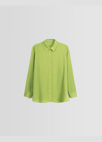 Светло-зеленая блуза демисезон,светло-зеленый, Bershka