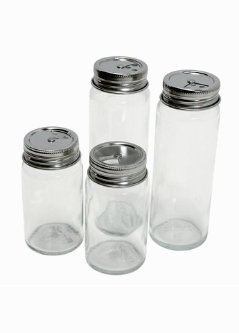 Набор стеклянных банок для специй (2 шт) IKEA (322997725)